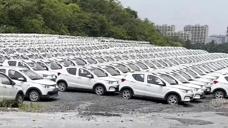 Por que há tantos cemitérios de carros elétricos abandonados na China