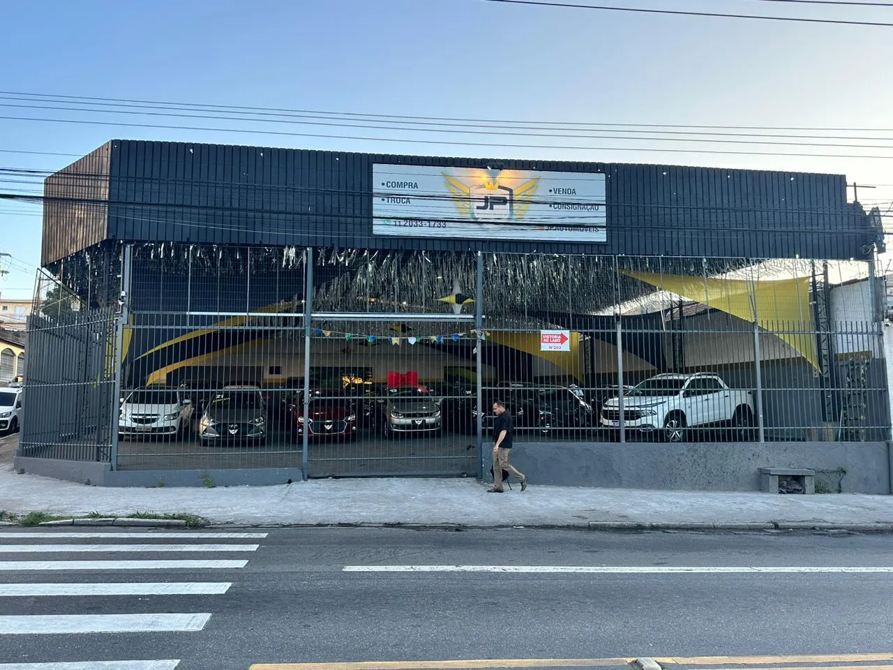 Fachada da loja Veículos à venda em JP AUTOMOVEIS - São Paulo - SP | Mobiauto