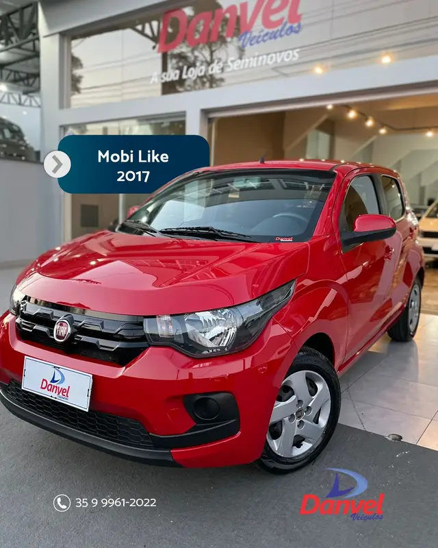 Carro Fiat Mobi 2017 Like 1.0