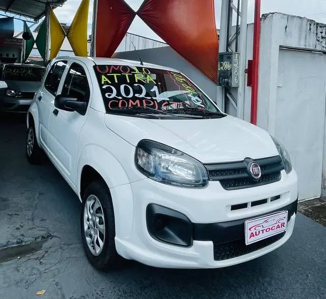 Carro Fiat Uno 2021 Attractive 1.0