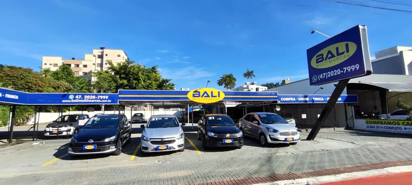 Fachada da loja Veículos à venda em BALI MULTIMARCAS - Jaraguá do Sul - SC | Mobiauto