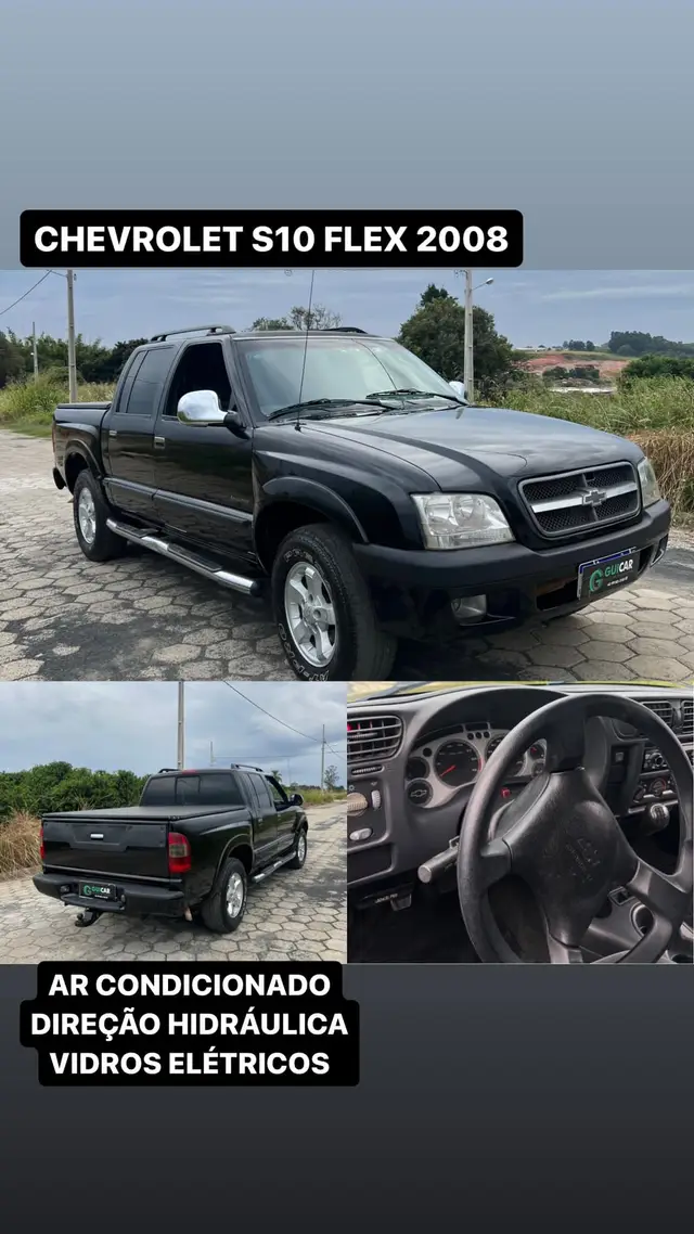 Carro Chevrolet S10 Cabine Dupla 2008 S10 Colina 4x2 2.8 Turbo Electronic (Cab Dupla)