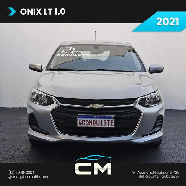 Carro Chevrolet Onix 2021 LT 1.0 (Flex)