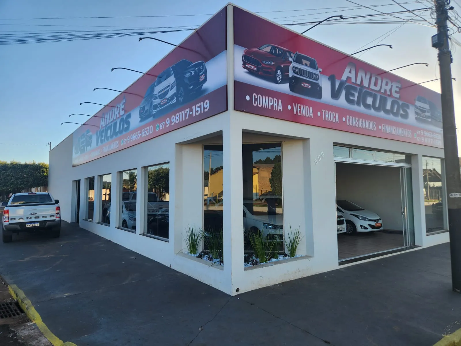 Fachada da loja Veículos à venda em ANDRÉ VEÍCULOS - Costa Rica - MS | Mobiauto