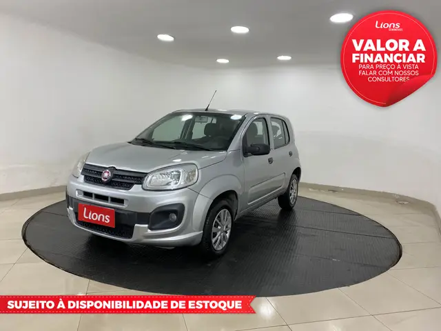 Carro Fiat Uno 2017 Attractive 1.0 (Flex) 4p
