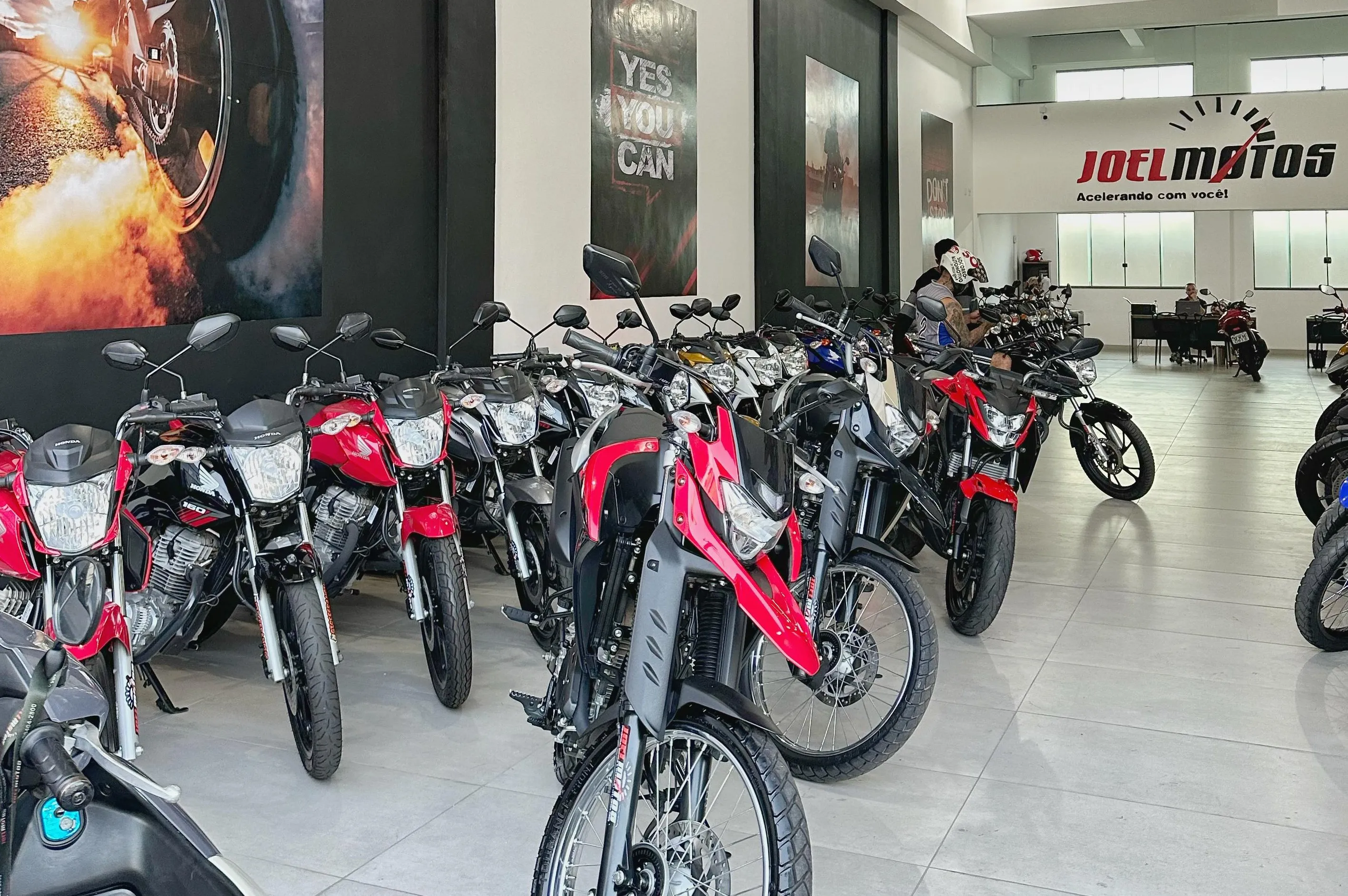 Fachada da loja Joel Motos - Contagem - MG