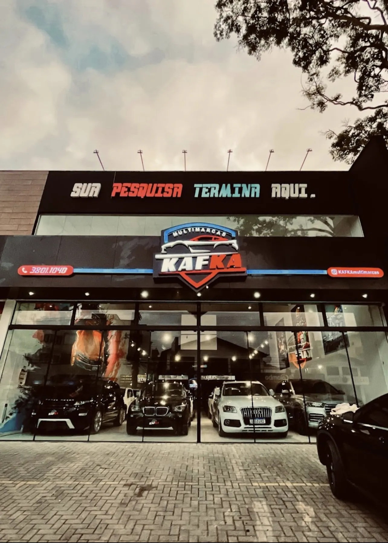 Fachada da loja Veículos à venda em KAFKA MULTIMARCAS - Joinville - SC | Mobiauto