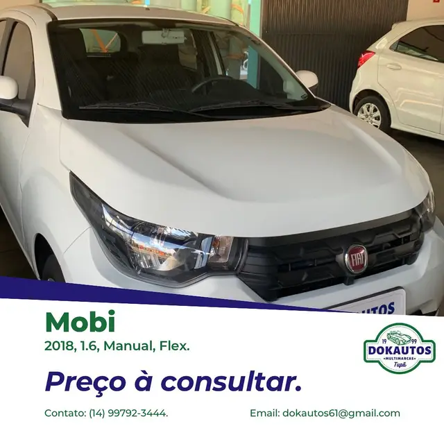 Carro Fiat Mobi 2018 Easy 1.0