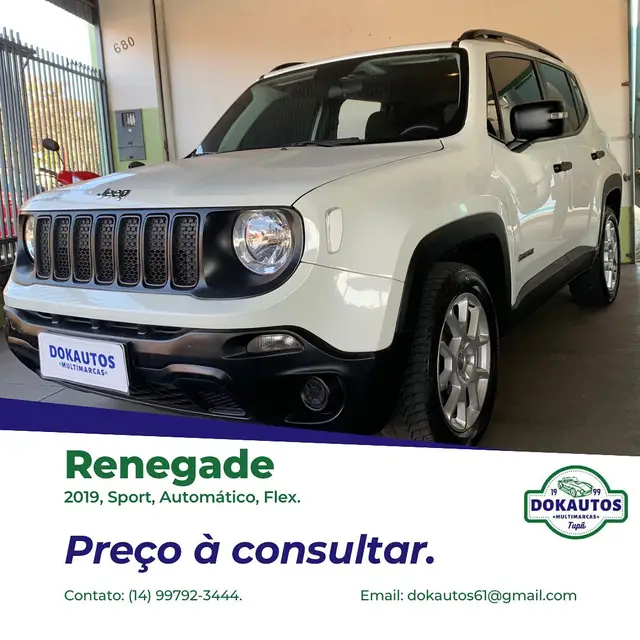 Carro Jeep Renegade 2019 Sport 1.8 4x2 (Flex)