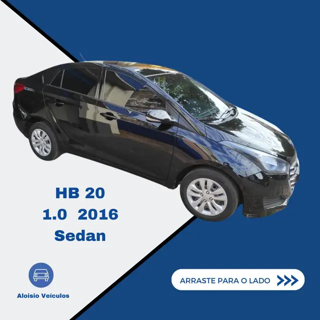 Carro Hyundai HB20S 2016 1.0 Comfort Plus (Flex)