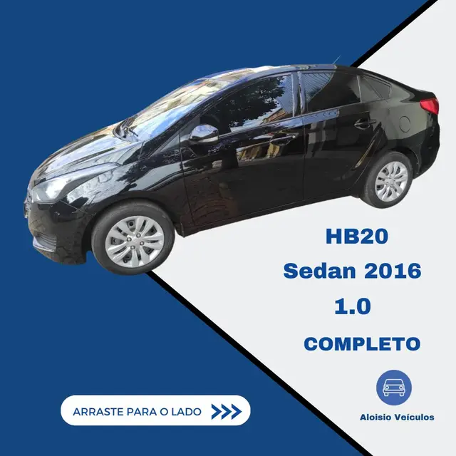 Carro Hyundai HB20S 2016 1.0 Comfort Style (Flex)