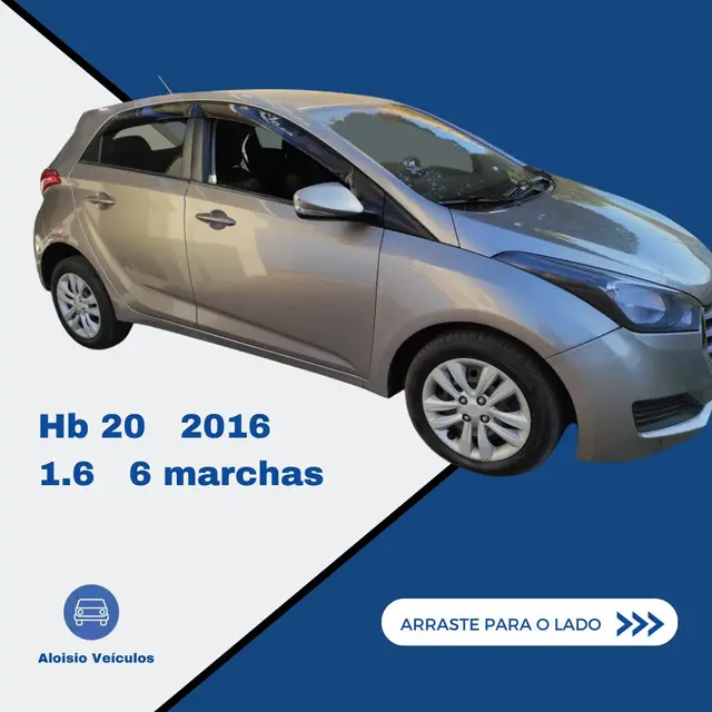 Carro Hyundai HB20 2016 1.0 Comfort Plus (Flex)