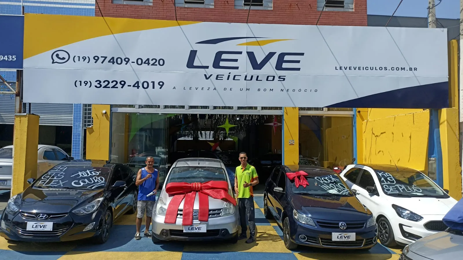 Fachada da loja Veículos à venda em LEVE VEICULOS - Campinas - SP