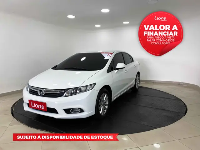 Carro Honda Civic 2014 New  LXS 1.8 16V i-VTEC (Flex)