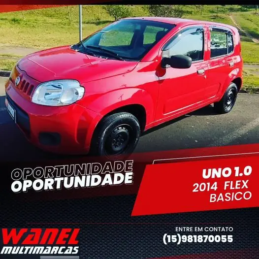 Carro Fiat Uno 2014 Way 1.0 8V (Flex) 4p