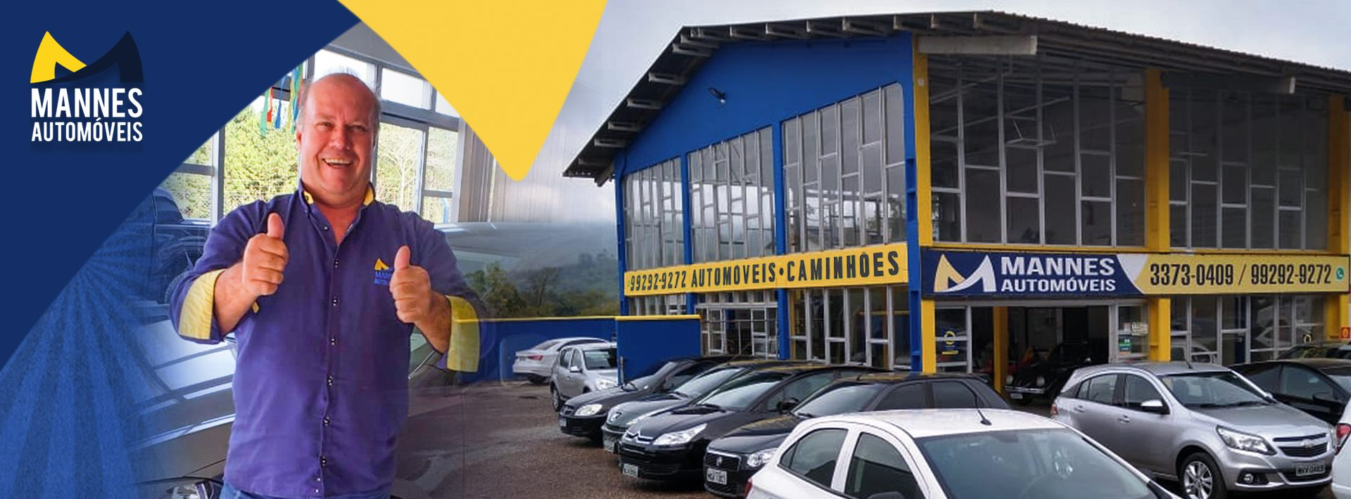 Fachada da loja Veículos à venda em MANNES AUTOMOVEIS - Guaramirim - SC