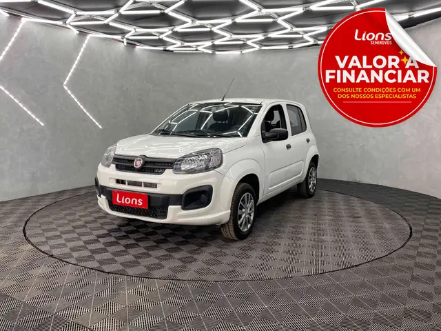 Carro Fiat Uno 2021 Attractive 1.0
