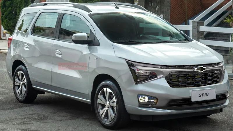 Chevrolet Spin 2025 estreará nova geração da central multimídia MyLink