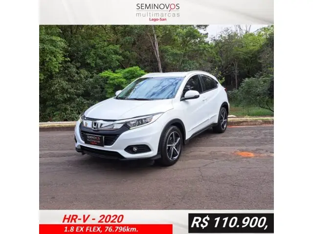 Carro Honda HR-V 2020 EX CVT 1.8 I-VTEC FlexOne