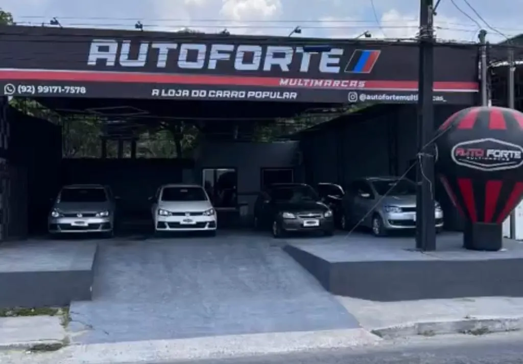 Fachada da loja Veículos à venda em AUTOFORTE MULTIMARCAS - Manaus - AM | Mobiauto