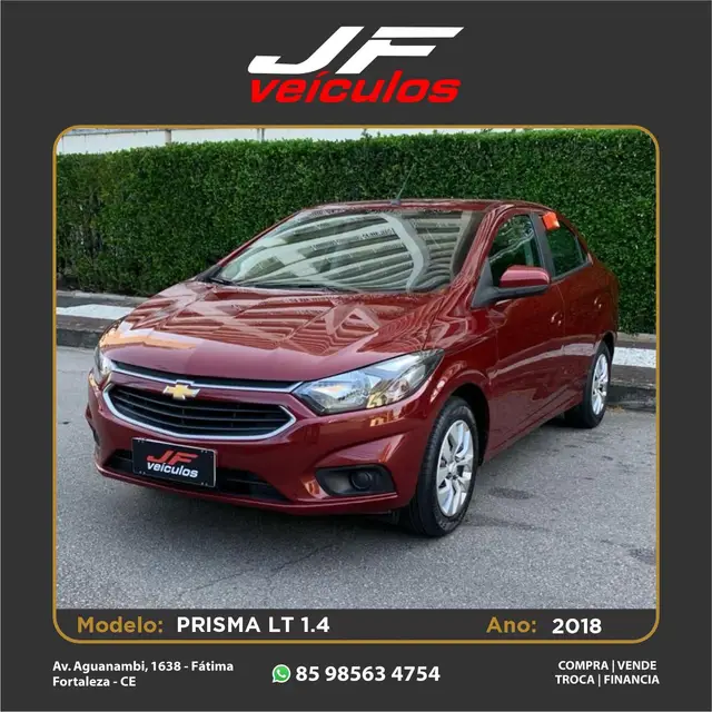 Carro Chevrolet Prisma 2018 1.4 LT SPE/4