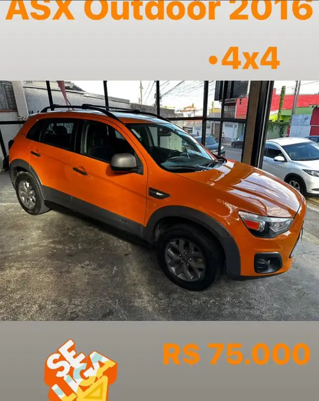 Carro Mitsubishi ASX 2016 2.0 16V S CVT 4WD