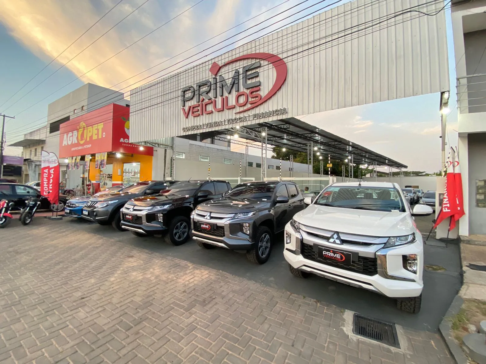 Fachada da loja PRIME VEICULOS MULTIMARCAS - Boa Vista - RR