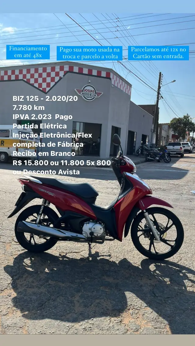 Carro Honda Biz 125i 2021 Flex