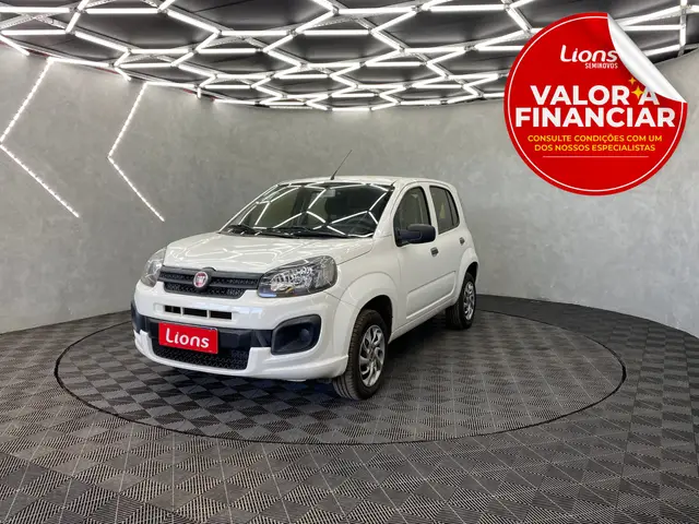 Carro Fiat Uno 2021 Attractive 1.0