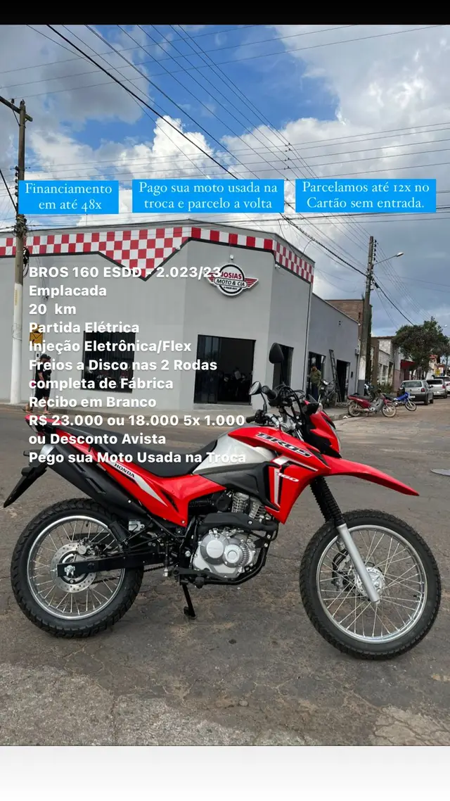 Carro Honda NXR 160 2023 Bros ESDD