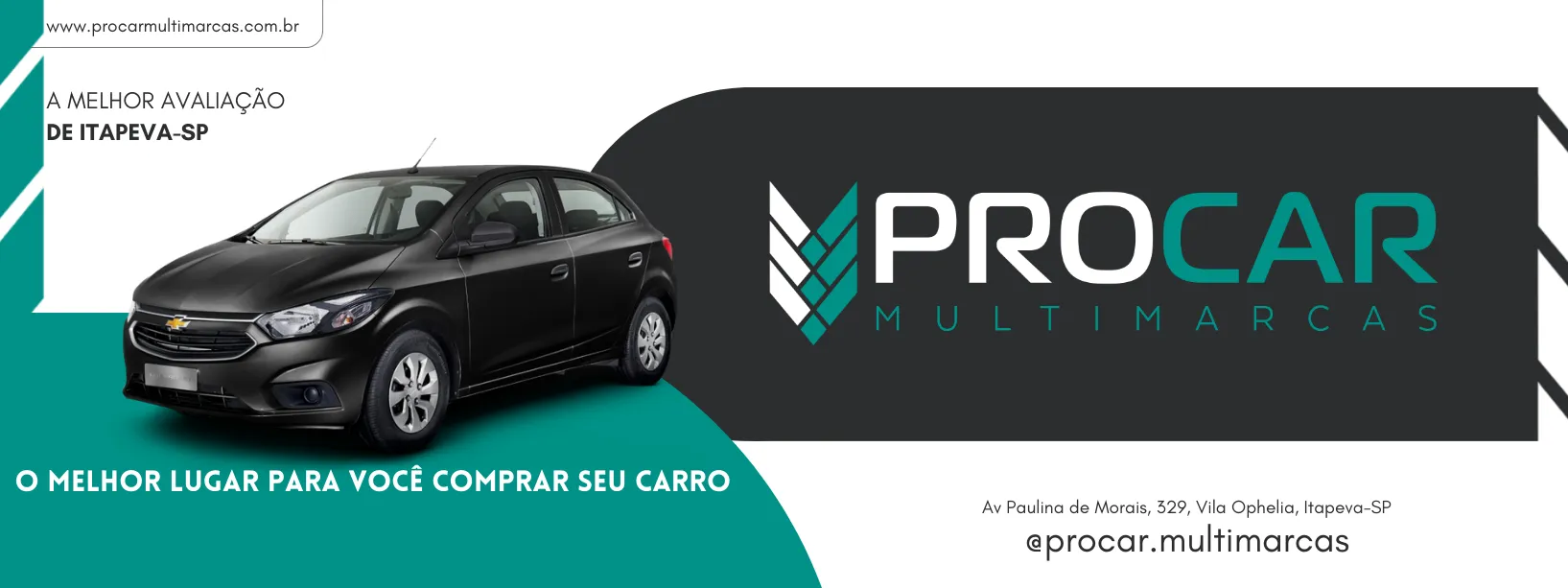 Fachada da loja Veículos à venda em PROCAR MULTIMARCAS - Itapeva - SP | Mobiauto