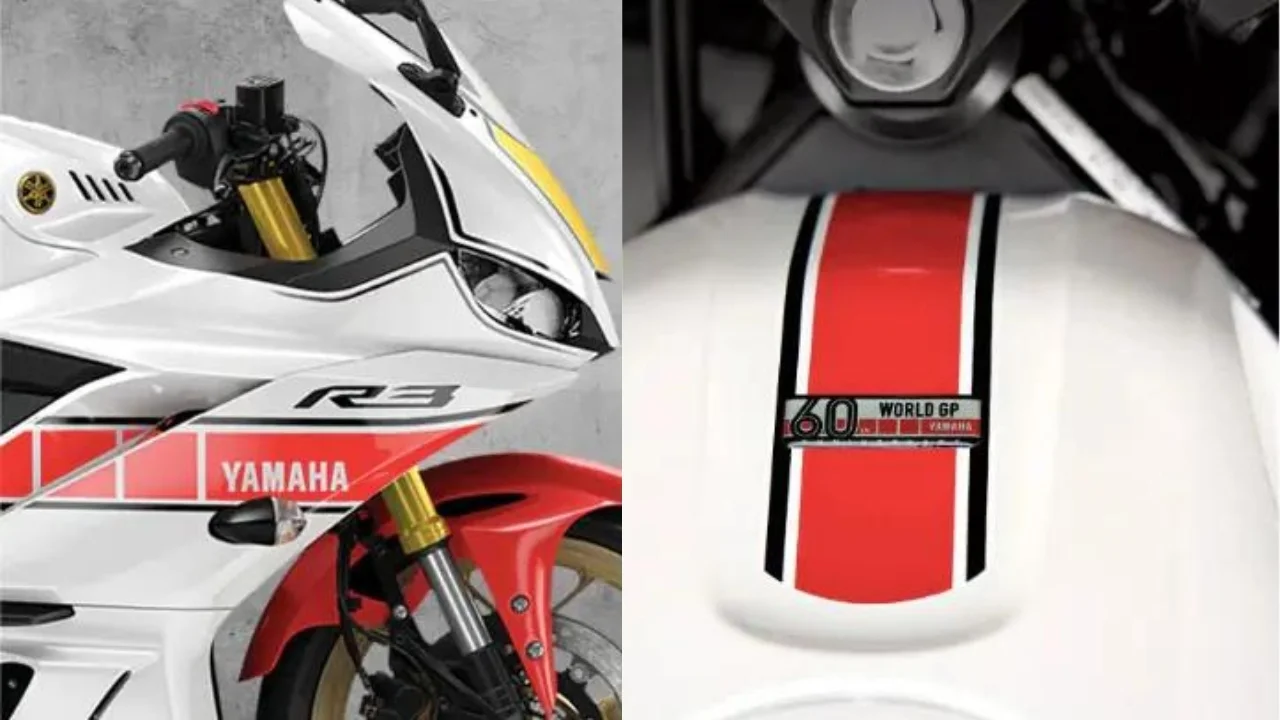 Yamaha YZF R3 World GP 60th Anniversary Edition