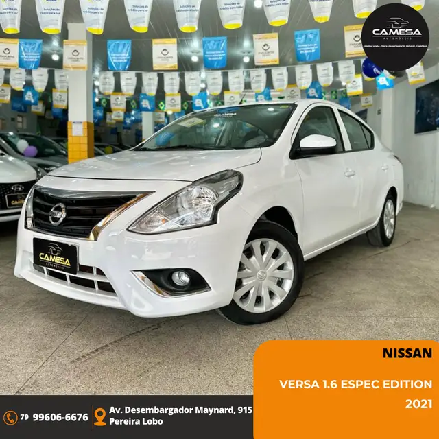 Carro Nissan Versa 2021 1.6 16V V-Drive Special Edition CVT (Flex)