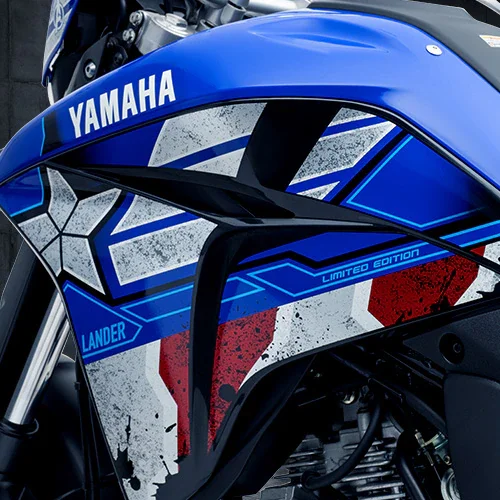 Yamaha XTZ 250 Lander CAPITÃO AMÉRICA FLEX ABS