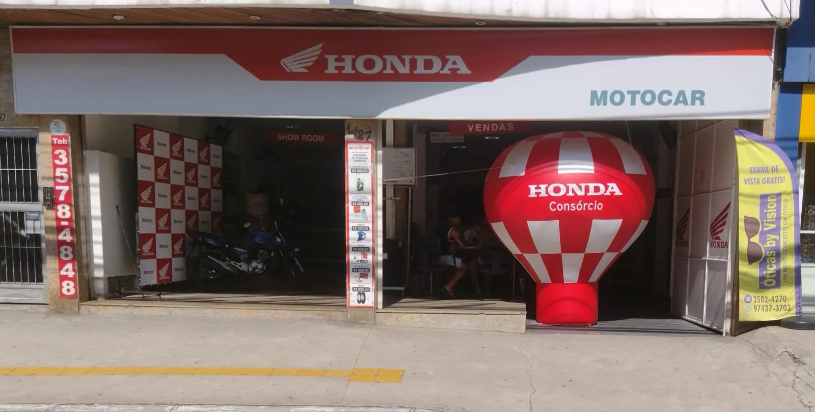 Fachada da loja Motocar - Belfor Roxo - Belford Roxo - RJ