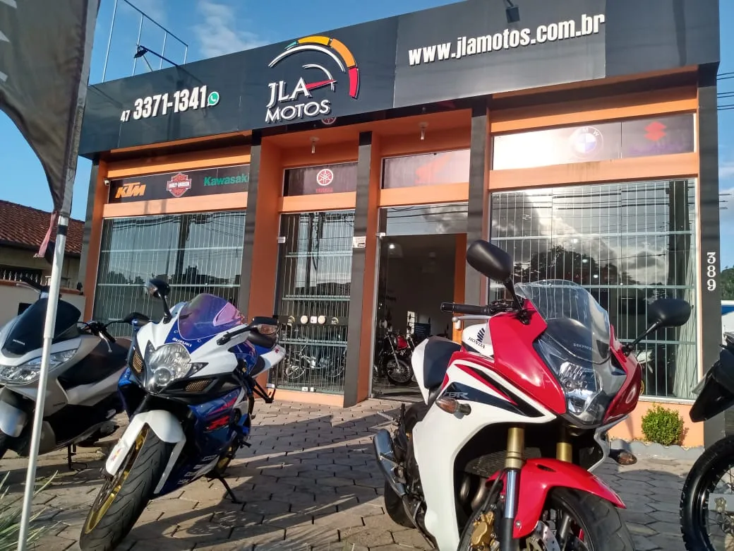 Fachada da loja JLA MOTOS - Jaraguá do Sul - SC