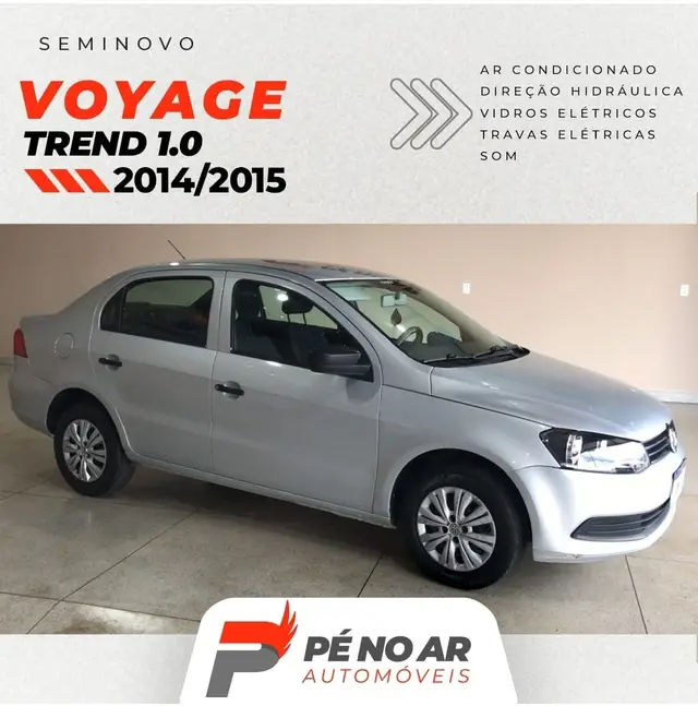 Carro Volkswagen Voyage 2015 1.6 Trendline (Flex)