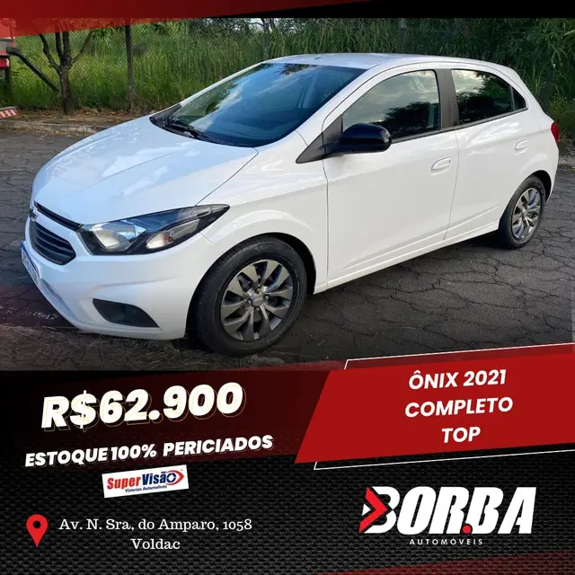 Carro Chevrolet Onix 2021 1.0 (Flex)