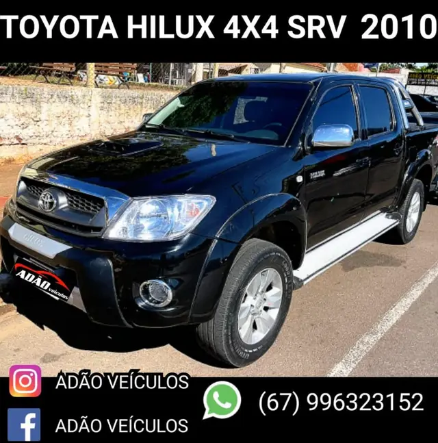 Carro Toyota Hilux Cabine Dupla 2010 Hilux STD 4x4 2.5 (cab. dupla)