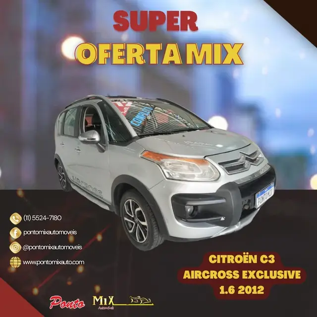 Carro Citroën Aircross 2012 Exclusive 1.6 16V (flex)