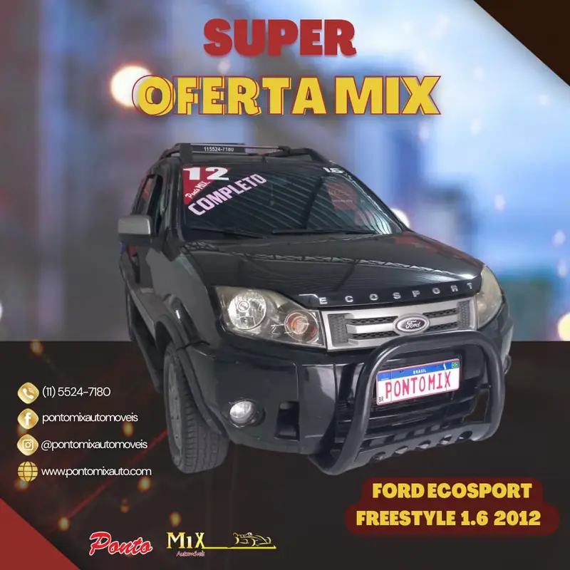 Ford EcoSport FREESTYLE 1.6 16V Flex 5p