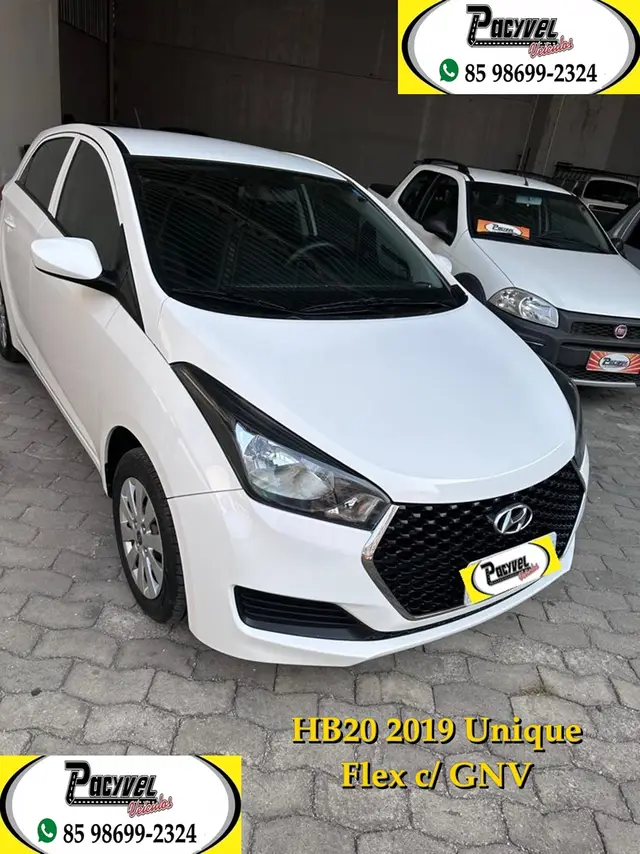 Carro Hyundai HB20 2019 1.0 Unique (Flex)