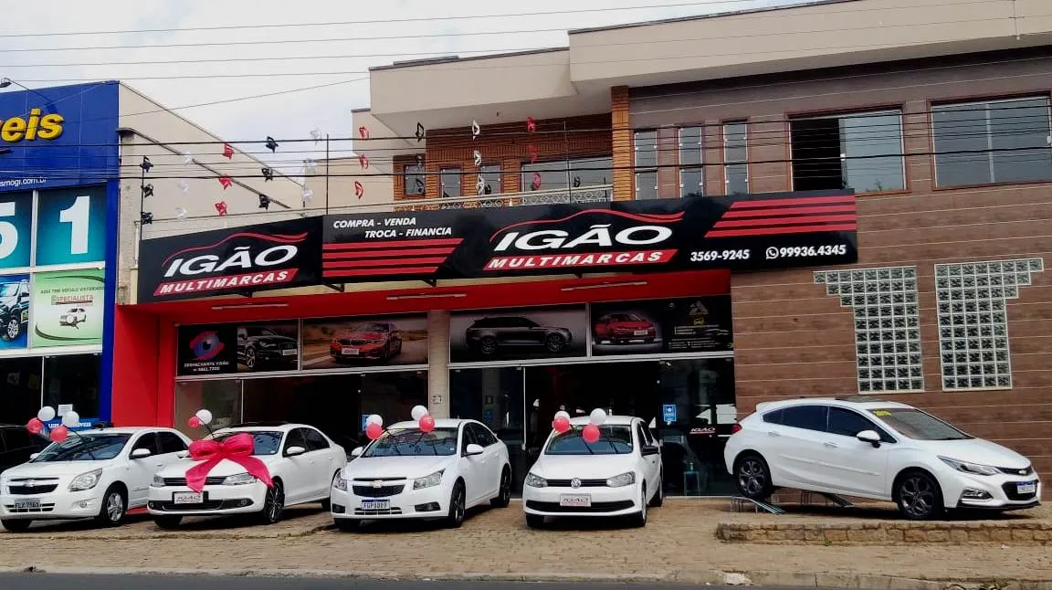 Fachada da loja Igao Multimarcas  - Mogi-Guaçu - SP