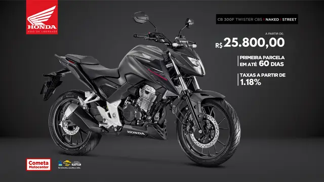 Moto Honda CB 300F Twister 2024 (CBS)