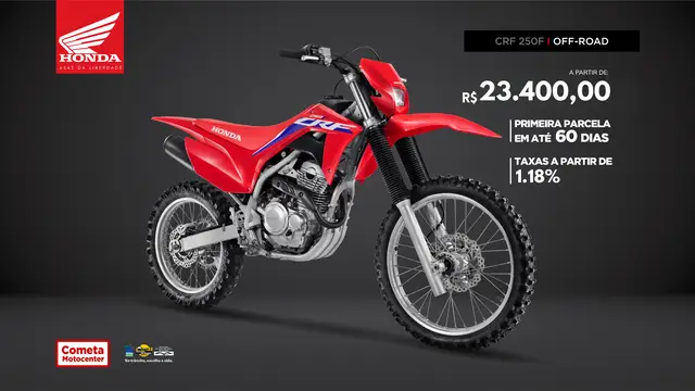 Carro Honda CRF 250F 2024 250F