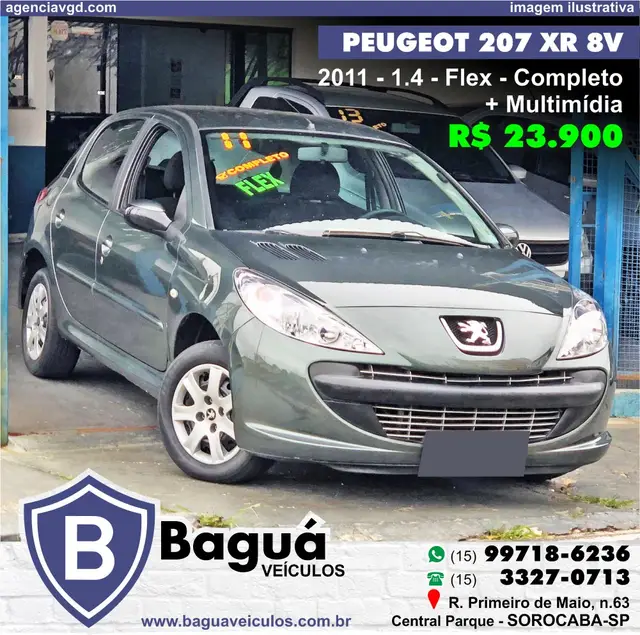 Carro Peugeot 207 2011 Hatch X-Line 1.4 8V (flex) (4 p.)