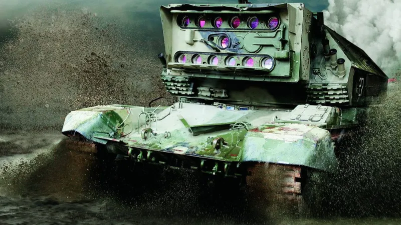 O absurdo tanque russo com raio laser que cegava inimigos a 10 km