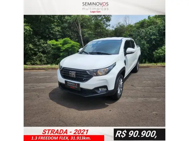 Carro Fiat Strada 2021 Freedom 1.4 CD (Flex)