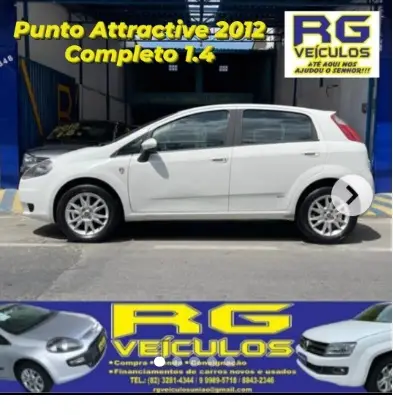 Carro Fiat Punto 2012 Attractive 1.4 (Flex)