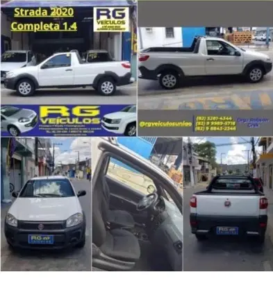 Carro Fiat Strada 2020 1.4 CS Freedom
